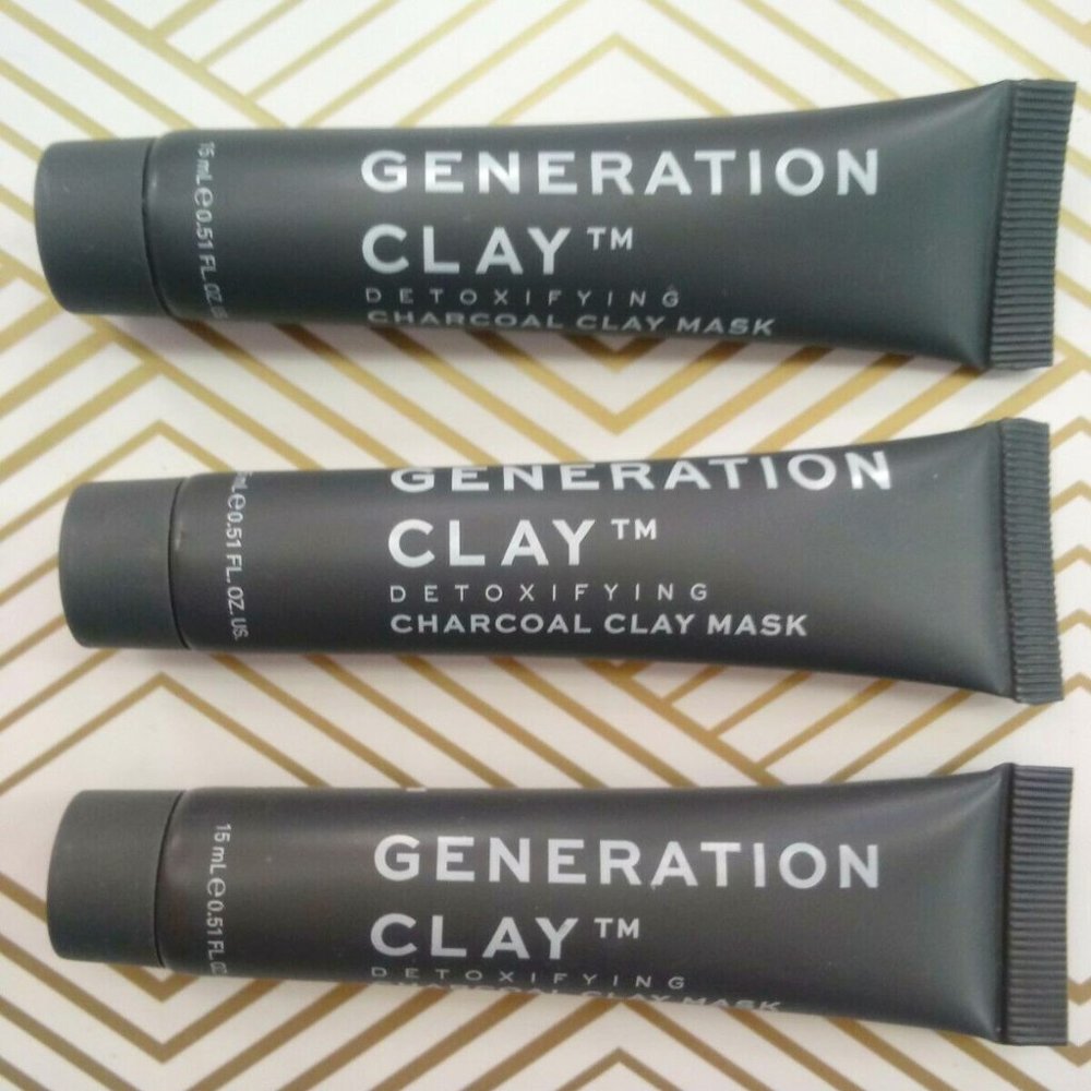 🦋5/$25 3x GENERATION CLAY Detoxifying Charcoal Australian Clay Mask - Picture 7 of 14